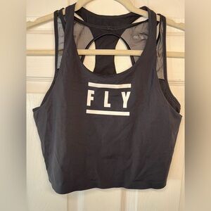 Lululemon Crop‎ Top Black Size 10